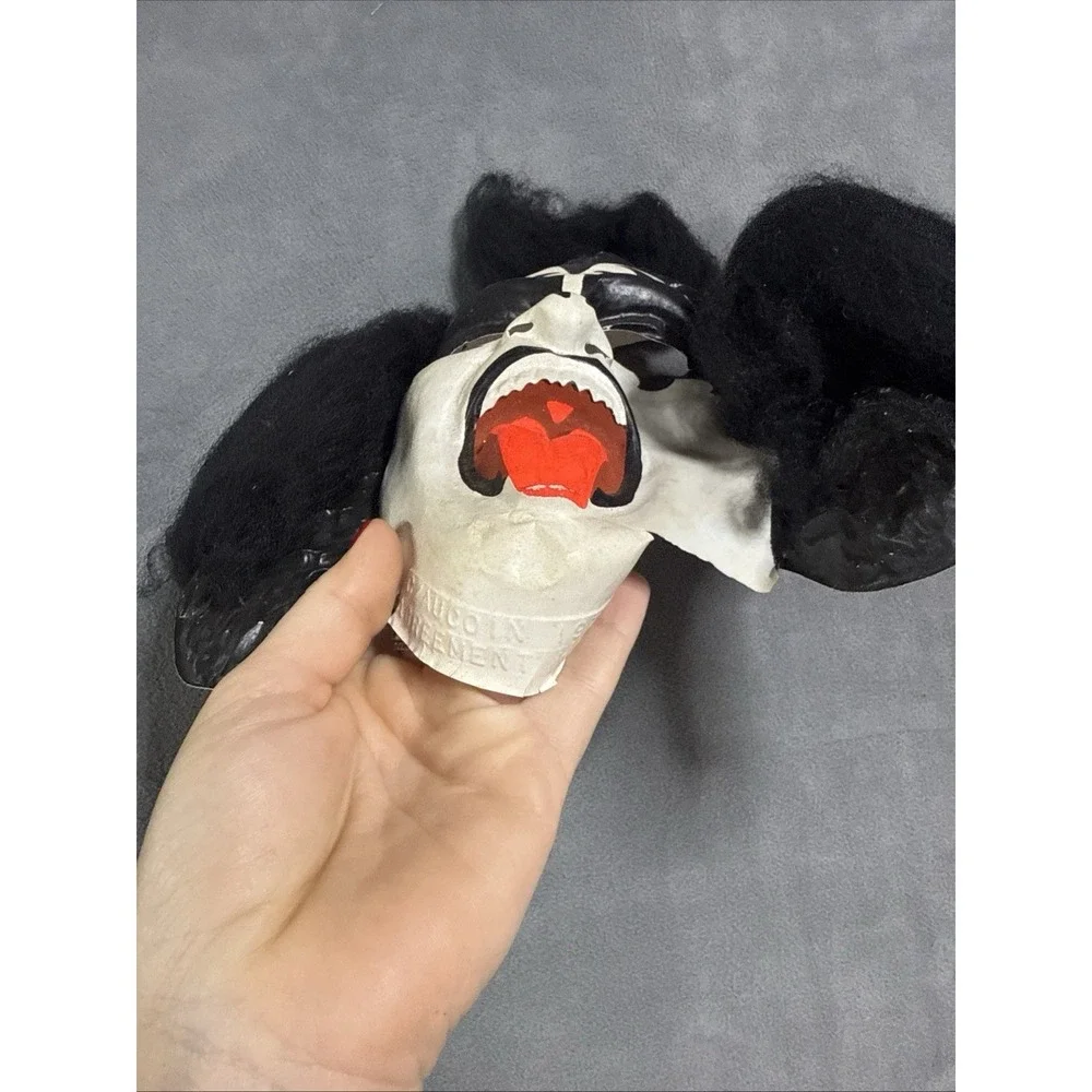 1978 VTG KISS Gene Simmons HALLOWEEN COSTUME MASK Collegeville Ben Cooper As Is